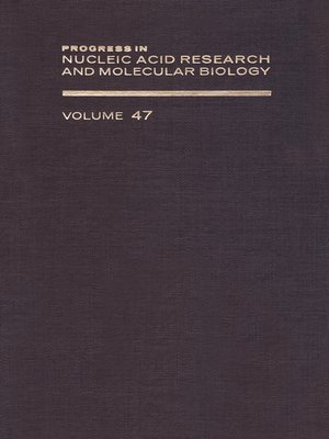 cover image of Progress in Nucleic Acid Research and Molecular Biology